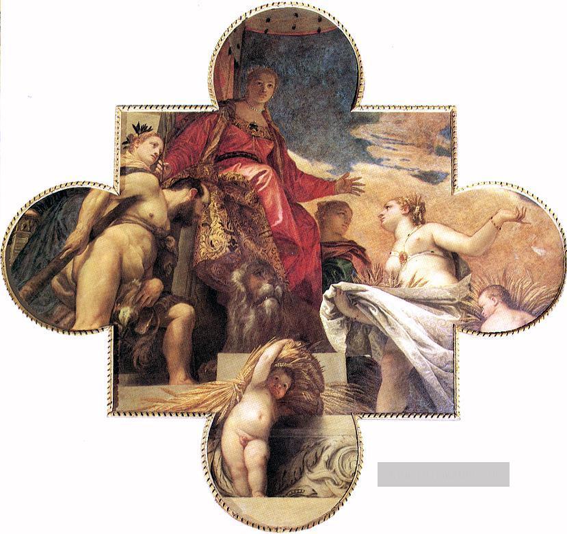 Ceres Homage Renders Renaissance Paolo Veronese Venedig Ölgemälde